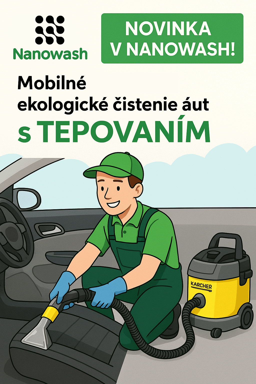 Propagačný banner Nanowash: 